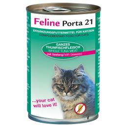 Feline Porta 21 6 x 400 g - Thunfisch mit Seetang (getreidefrei)