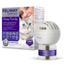FELIWAY Optimum - 30 Tage Pheromon Verdampfer Start-Set: Verdampfer + Flakon