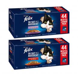 FELIX in Gelee Geschmacksvielfalt vom Land und Gemischte Vielfalt 88x85g