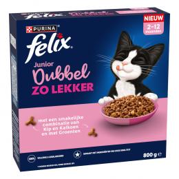 Felix Junior Doppelt lecker Huhn & Truthahn - 800 g