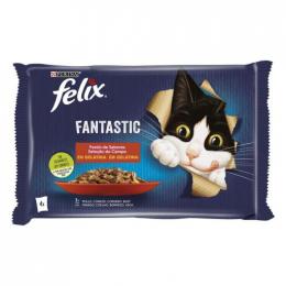 Felix Multipack Fantastic Sülziges Fleischfestmahl 12X85 Gr