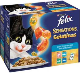 Felix  Multipack Sensations Fischauswahl Gelatine 12X85 Gr