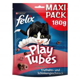 FELIX Play Tubes Katzensnack Truthahn und Schinken 180g