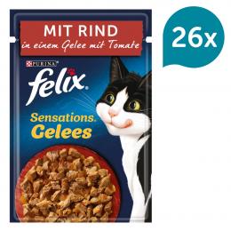 FELIX Sensations Gelees mit Rind und Tomate 26x85g