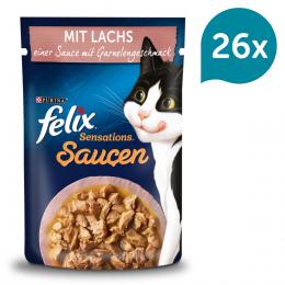 FELIX Sensations Saucen mit Lachs und Garnelengeschmack 26x85g