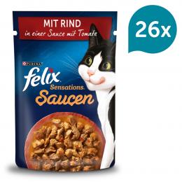 FELIX Sensations Saucen mit Rind und Tomate 26x85g