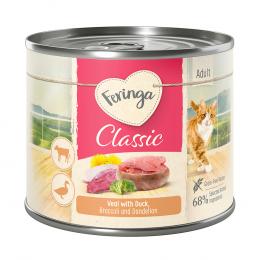 Angebot für Feringa Classic Meat Menü 6 x 200 g - Ente & Kalb - Kategorie Katze / Katzenfutter nass / Feringa / Classic Meat Menü Dose.  Lieferzeit: 1-2 Tage -  jetzt kaufen.