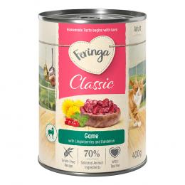 Angebot für Feringa Classic Meat Menü 6 x 400 g  Wild - Kategorie Katze / Katzenfutter nass / Feringa / Classic Meat Menü Dose.  Lieferzeit: 1-2 Tage -  jetzt kaufen.