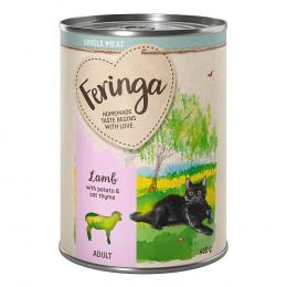Feringa Single Meat Menü 12 x 410 g - Lamm mit Kartoffel & Katzengamander
