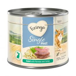 Feringa Single Meat Menü 6 x 200 g - Kaninchen mit Pastinake & Katzenminze