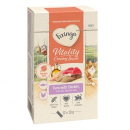 Feringa Vitality Creamy Snacks Sonderpreis!  - Thunfisch mit Huhn (12 x 10 g)