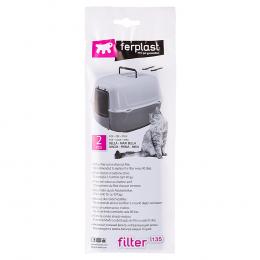Ferplast Aktivkohle-Filter für Katzentoiletten - 2 Stück