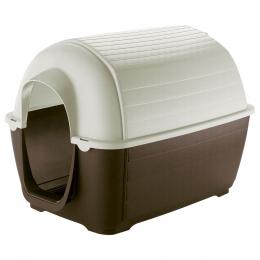 Ferplast Hundehütte Kenny - Größe 07: B 80 x T 111,6 x H 80 cm