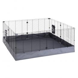 Ferplast Kleintierkäfig Hub 04 - L 140,5 x B 140,5 x H 59,5 cm