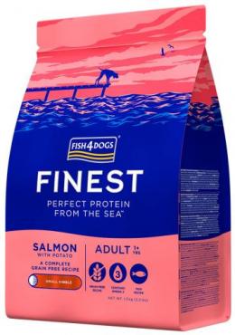 Fish4Dogs Finest Adult Complete (Small Beiß) Lachs 1,5 Kg