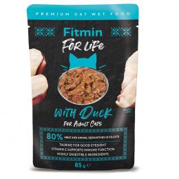 Fitmin Cat For Life Adult 28 x 85 g - Ente