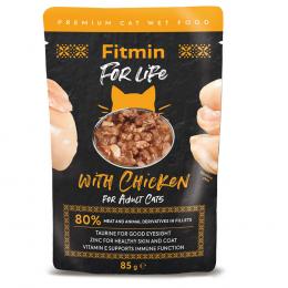 Fitmin Cat For Life Adult 28 x 85 g - Huhn