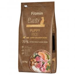 Fitmin dog Purity Rice Puppy Lamm & Lachs - 12 kg