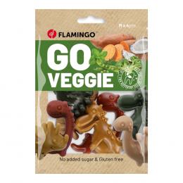 Flamingo Go Veggie Dinosaurier Mix - Sparpaket: 2 x 120 g (8 Stück)
