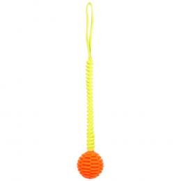 Flamingo Hundespielzeug Lipa Zerrseil mit Ball - Ø 6,5 x L 40 cm