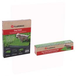 Angebot für FLAMINGO Hundetoilette mit Kunstrasen - Toilettenbox & Rasenmatte + Ersatz-Rasenmatte - Kategorie Hundefutter & Zubehör / Pflege & Schermaschine / Toilette / Toilette & Trainingsunterlage.  Lieferzeit: 1-2 Tage -  jetzt kaufen.