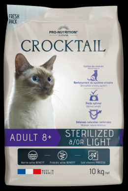 Flatazor Katzenfutter Cocktail Adult 8+ Sterilisiert / Leicht 10 Kg
