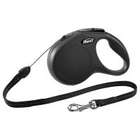 flexi New Classic Seil-Leine S schwarz, 8 m,