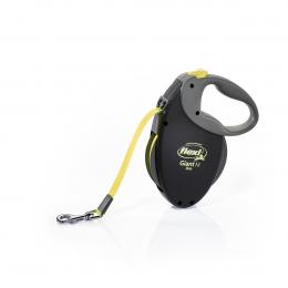 flexi Rollleine Giant Gurt 8 Meter M - black / Neonyellow