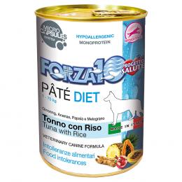 Angebot für Forza10 Diet Thunfisch Paté mit Reis - 6 x 400 g - Kategorie Hund / Hundefutter nass / Forza10 / -.  Lieferzeit: 1-2 Tage -  jetzt kaufen.