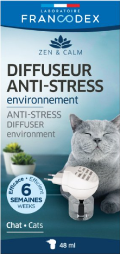 Francodex Anti-Stress-Diffusor Für Katzen 48 Ml