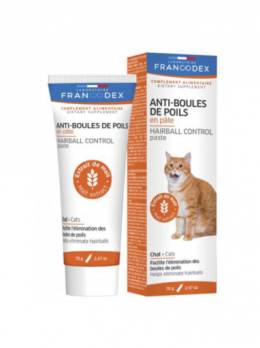 Francodex Nahrungsergänzungsmittel In Anti-Hairball-Paste Für Katzen