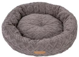 Freedog Donut Artic Hellgrau Bett Für Hund Und Katze 76X17 Cm