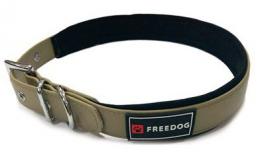 Freedog Ergo Pvc-Halsband Für Hunde Braun 48-58Cm X 25Mm
