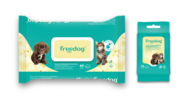 Freedog Kamille-Feuchttücher Für Hunde Und Katzen 28X18 Cm