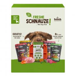 Freshe Schnauze Nassfutter 8 x 250 g - Mix (4 Sorten)