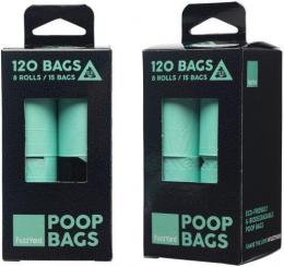 Fuzzyard Biologisch Abbaubare Hygienetaschen 8 Rollen Pro Karton 200