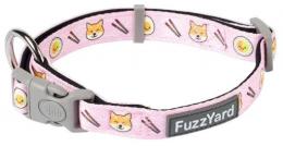 Fuzzyard Neopren Halsband Sushiba Rosa 50-65Cm X 25Mm