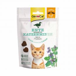 GimCat Crunchy Snacks Ente mit Katzenminze 12x50g