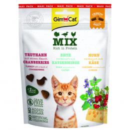 GimCat Crunchy Snacks - Mix Truthahn, Ente, Huhn (140 g)