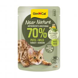 GimCat Near Nature 16 x 85 g - Pute & Wild
