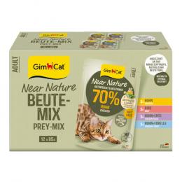 GimCat Near Nature Probierpaket 12 x 85 g - Mixpaket (4 Sorten)
