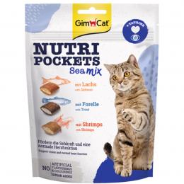 GimCat Nutri Pockets Sea-Mix 10x150g