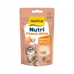 GimCat Nutri Vitamin Bites mit Huhn - Sparpaket: 3 x 40 g