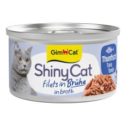 GimCat ShinyCat Filet in Brühe 6 x 70 g - Thunfisch