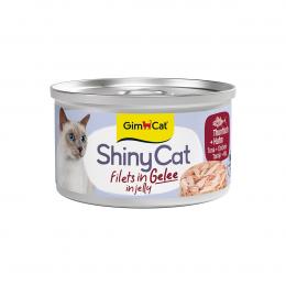GimCat ShinyCat Gelee Thunfisch und Huhn 24x70 g
