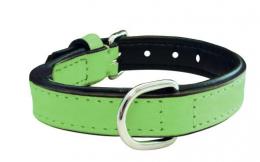 Gloria Pets Grün Gepolsterte Haut Halskette 50 Cm X 25 Mm