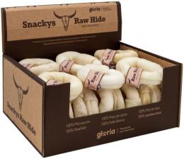 Gloria Pets Snackys Donut Rawhide Kaut 20 Unidades