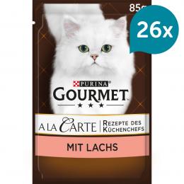 GOURMET A la Carte Lachs und Gemüse 26x85g