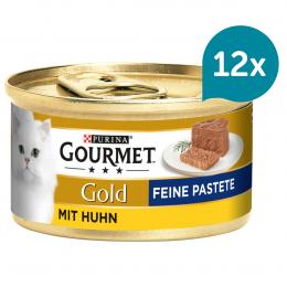GOURMET Gold Feine Pastete mit Huhn 12x85g