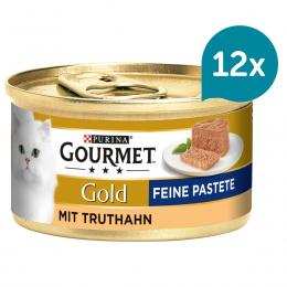 GOURMET Gold Feine Pastete mit Truthahn 12x85g